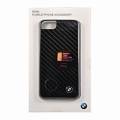 Карбоновый чехол накладка BMW для iPhone 7 / 8 Signature Real carbon Hard, Black (BMHCP7MBC)