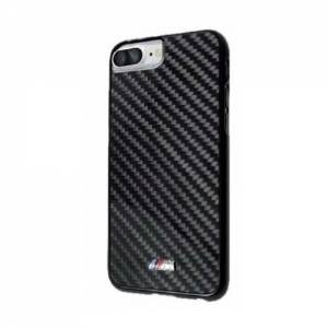 Купить карбоновый чехол накладка BMW для iPhone 7 Plus / 7+ M-Collection Carbon inspiration Hard Real carbon Black, BMHCP7LMCA