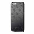 Металлический чехол накладка Guess для iPhone 7 / 8 4G Aluminium plate Hard Black, GUHCP7MEBK