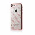 Гелевый чехол накладка Guess для iPhone 7 / 8 4G Transparent Hard TPU Rose gold, GUHCP7TR4GRG