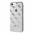 Гелевый чехол накладка Guess для iPhone 7 / 8 4G Transparent Hard TPU Silver, GUHCP7TR4GSI