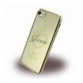 Гелевый чехол накладка Guess для iPhone 7 / 8 Signature heart Hard TPU Gold, GUHCP7TRHG