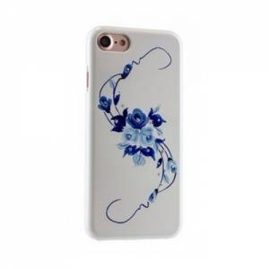 Купить чехол накладку iCover для iPhone 7 / 8 HP Vintage Rose Blue, IP7R-HP/W-VR/BL