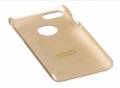 Прорезиненный чехол накладка iCover для iPhone 7 / 8 Rubber Gold/Hole, IP7-RF-GD