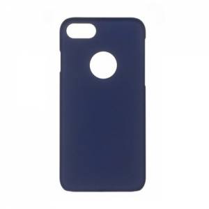 Купить прорезиненный чехол накладку iCover для iPhone 7 / 8 Rubber Navy/Hole, IP7-RF-NV