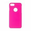 Прорезиненный чехол накладка iCover для iPhone 7 Plus / 7+ / 8 Plus / 8+ Rubber Pink/Hole, IP7P-RF-PK