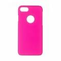 Прорезиненный чехол накладка iCover для iPhone 7 / 8 Rubber Pink/Hole, IP7-RF-PK
