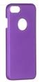 Прорезиненный чехол накладка iCover для iPhone 7 / 8 Rubber Purple/Hole, IP7-RF-PP