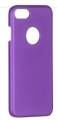 Прорезиненный чехол накладка iCover для iPhone 7 / 8 Rubber Purple/Hole, IP7-RF-PP