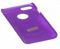 Прорезиненный чехол накладка iCover для iPhone 7 Plus / 7+ / 8 Plus / 8+ Rubber Purple/Hole, IP7P-RF-PP