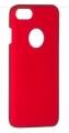 Прорезиненный чехол накладка iCover для iPhone 7 / 8 Rubber Red/Hole, IP7-RF-RD