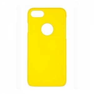 Купить прорезиненный чехол накладку iCover для iPhone 7 / 8 Rubber Yellow/Hole, IP7-RF-YL