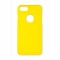 Прорезиненный чехол накладка iCover для iPhone 7 Plus / 7+ / 8 Plus / 8+ Rubber Yellow/Hole, IP7P-RF-YL
