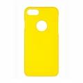 Прорезиненный чехол накладка iCover для iPhone 7 Plus / 7+ / 8 Plus / 8+ Rubber Yellow/Hole, IP7P-RF-YL