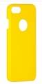 Прорезиненный чехол накладка iCover для iPhone 7 / 8 Rubber Yellow/Hole, IP7-RF-YL