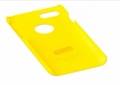 Прорезиненный чехол накладка iCover для iPhone 7 / 8 Rubber Yellow/Hole, IP7-RF-YL