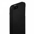 Тонкий чехол накладка XINBO для iPhone SE/5S/5 Soft Touch 0,8 мм (черный)