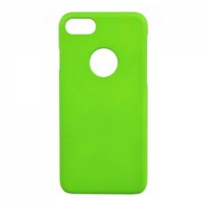 Купить прорезиненный чехол накладку iCover для iPhone 7 / 8 Rubber Lime green/Hole, IP7-RF-LGN