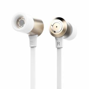 Купить стерео-наушники Rock Mula S Stereo Lightning Earphone (RAU0563) с разъемом 8 pin, Gold