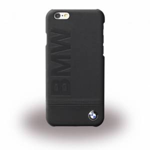 Купить кожаный чехол накладка BMW для iPhone 6/6S Logo Imprint Hard Leather, Black (BMHCP6LLSB)