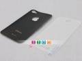 Кожаная наклейка на iPhone 4 - iMat II на заднюю панель (черная) + Прозрачная пленка на экран в комплекте!