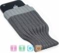 Серый чехол-носок для iPhone, iPod Touch и др. с логотипом Apple