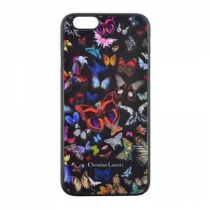 Купить чехол накладку для iPhone 5 / 5S / SE Christian Lacroix Butterfly Hard Black, CLBPCOVIP5N