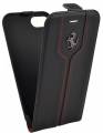 Кожаный чехол с флипом Ferrari для iPhone 7 / 8 Montecarlo Flip Leather Black, FEMTFLP7BL