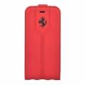 Кожаный чехол с флипом Ferrari для iPhone 7 / 8 Montecarlo Flip Leather Red, FEMTFLP7RE