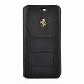 Кожаный чехол книжка Ferrari для iPhone 7 Plus / 7+ 488 (Gold) Booktype Leather Black, FESEGFLBKP7LBK