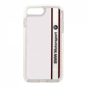 Купить противоударный чехол накладку BMW для iPhone 7 Plus / 7+ / 8 Plus / 8+ Motorsport Shockproof Hard PC White, BMHCP7LSPVWH