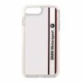 Противоударный чехол накладка BMW для iPhone 7 Plus / 7+ / 8 Plus / 8+ Motorsport Shockproof Hard PC White, BMHCP7LSPVWH