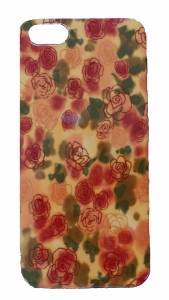Купить чехол накладка с эффектом перламутра для iPhone 5/5s цветы