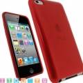Силиконовый чехол для iPod Touch 4G. Красный.