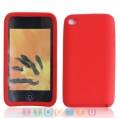 Силиконовый чехол для iPod Touch 4G. Красный.