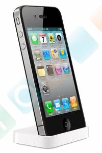 Док-станция для iPhone 4, 4S - VIP (с аудио выходом) кредл с чехлом