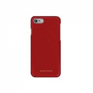 Купить кожаный чехол накладку для iPhone 7 / 8 Moodz Soft leather Hard Rossa (red), MZ901041