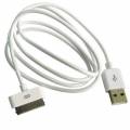 Оригинальный USB кабель Apple для iPhone, iPod и iPad с разъемом 30 pin - 1 метр (MA591G/C)