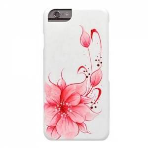 Купить чехол накладку iCover для iPhone 6/6S HP Flower Pink (IP6/4.7-HP/W-FB/P), розовый цветок на белом фоне