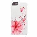 Чехол накладка iCover для iPhone 6/6S HP Flower Pink (IP6/4.7-HP/W-FB/P), розовый цветок на белом фоне