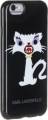 Гелевый чехол накладка для iPhone 6/6S Karl Lagerfeld Monster Choupette Hard Black (KLHCP6MC2BK)