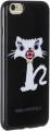 Гелевый чехол накладка для iPhone 6 Plus / 6S Plus Karl Lagerfeld Monster Choupette Hard Black (KLHCP6LMC2BK)