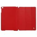 Кожаный чехол Jisoncase Premium для Apple iPad Air / iPad 2017 с 3-х секционной обложкой (JS-ID5-01H) Red