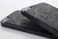 ZAGG - Кожаная наклейка LeatherSkin для iPhone 5 \ 5S с узором (черная)