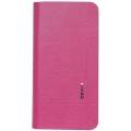 Кожаный чехол книжка Ozaki OC552TS для iPhone 5/5S/SE розовый