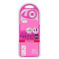 Чехол накладка Tunewear Eggshel для iPhone SE / 5S / 5 (розовый) с пленкой и подставкой в комплекте