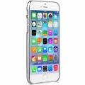 Чехол накладка со стразами для iPhone 6/6S прозрачный Comma Crystal Bling - Silver