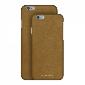 Купить алькантаровый чехол накладку для iPhone 6/6S Moodz Alcantara Hard Steel (grey), MZ656056