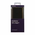 Чехол книжка для Samsung Galaxy S6 Edge Plus Clear View Cover (золотой полупрозрачный) 