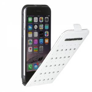 Купить кожаный чехол с флипом для iPhone 6/6S Karl Lagerfeld Trendy Flip White (KLFLP6TRSW)